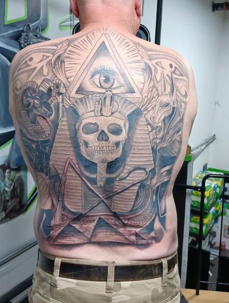 Daddy Jack - Egyptian back piece  